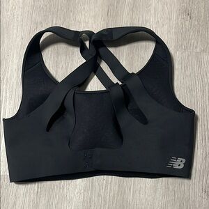New Balance Black Strappy Sports Bra